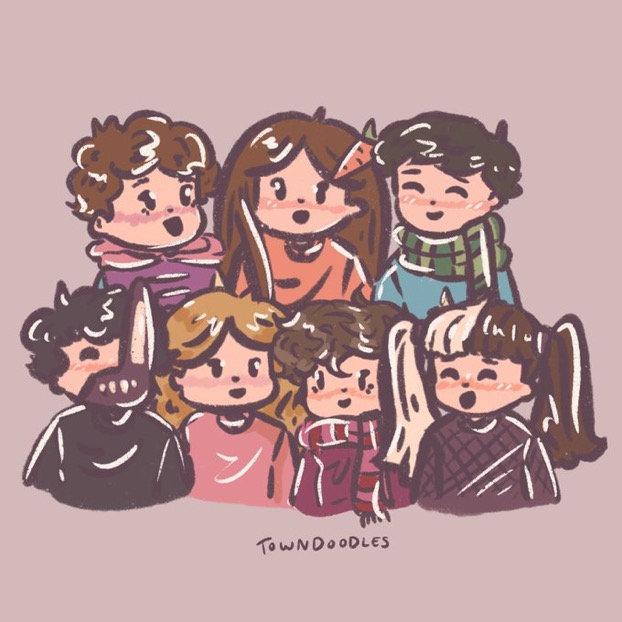 Twitch Streamer Fanart by towndoodles on twitter
